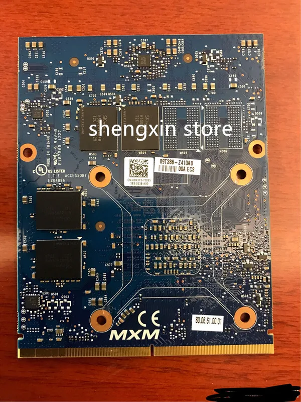Оригинальная Видеокарта GTX 765M GTX765M 2 Гб VGA Для IMAC A1311 A1312 dell Alienware M17X M18X 9R3F5 |