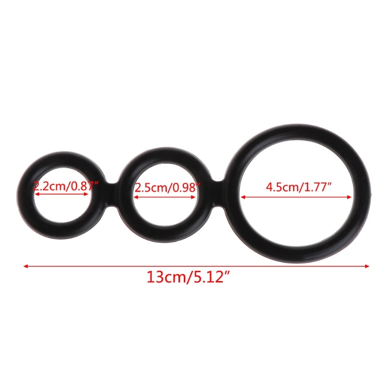 Три члена взрослый силиконовый Мужской Задержка пенис кольцо секс игрушки