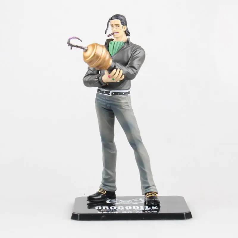 Новый 6 ''Япония фигурку аниме ONE PIECE сэр Крокодил Mr.0 пальто черный Ver Модель