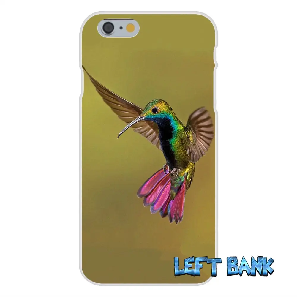 Для iPhone 4 4S 5 5S 5C SE 6 6S 7 Plus Hummingbird с любовью Мягкий Силиконовый ТПУ прозрачный