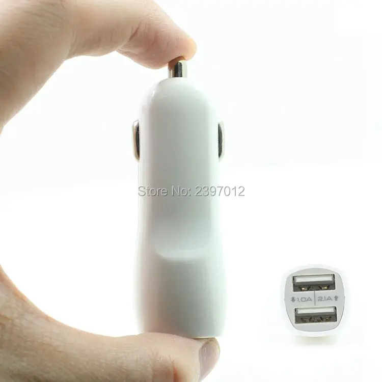 SZAICHGSI новый двойной USB Автомобильное зарядное устройство 2.1A 2 порта автомобильный