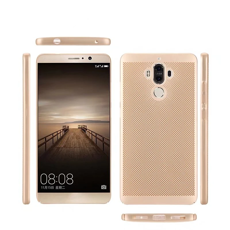 NOTOW NEW PC Hard shell Ultru-Thin honeycomb back cover heat sink cooling case for Hauwei Mate 9 phone |