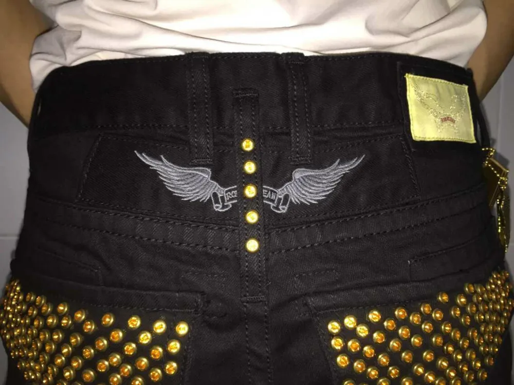 2015 New White Robin Jeans for Men 