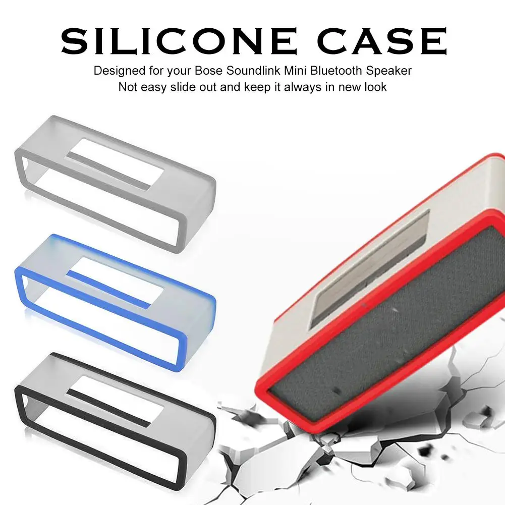 Новый мягкий чехол силиконовый прочный и легкий Чехол коробка для Bose Soundlink Mini