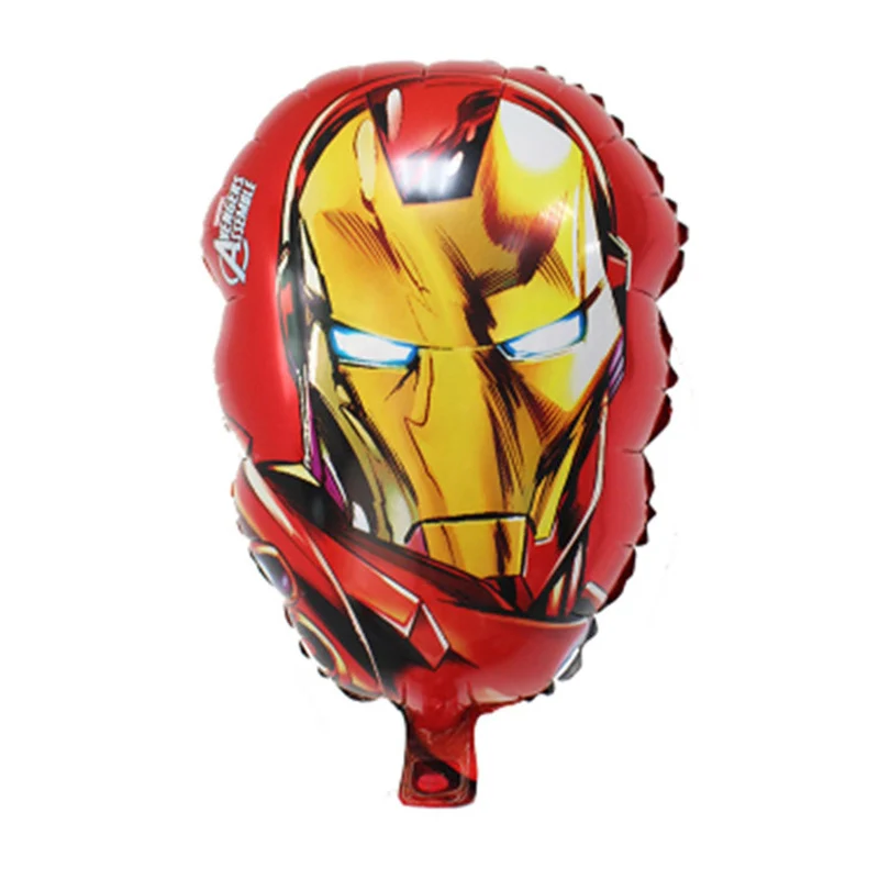 iron Man 1 шт. фольгированные шары «мстители», воздушные шары для дня рождения, декоративные шары «Капитан Америка», «Железный человек», «Халк», «Человек-паук», детские игрушки, подарки - Цвет: iron Man