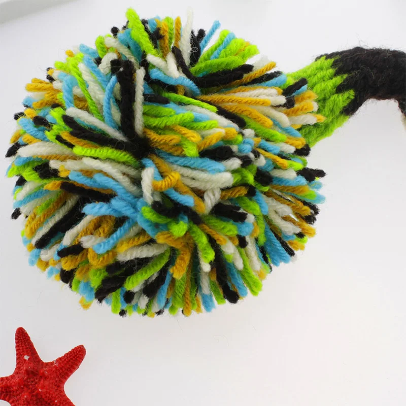 New born baby pom hat newborn photography props knit cap with long tail shooting fotografia accessories toddler beanie | Детская одежда
