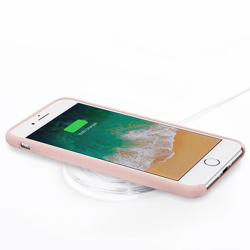S GUARD Qi Оригинальное Беспроводное зарядное устройство для iphone X 8 plus SAMSUNG S8 S6edge + Plus S7