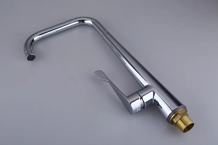 Бесплатная доставка медный кухонный кран с высоким качеством хромированный для