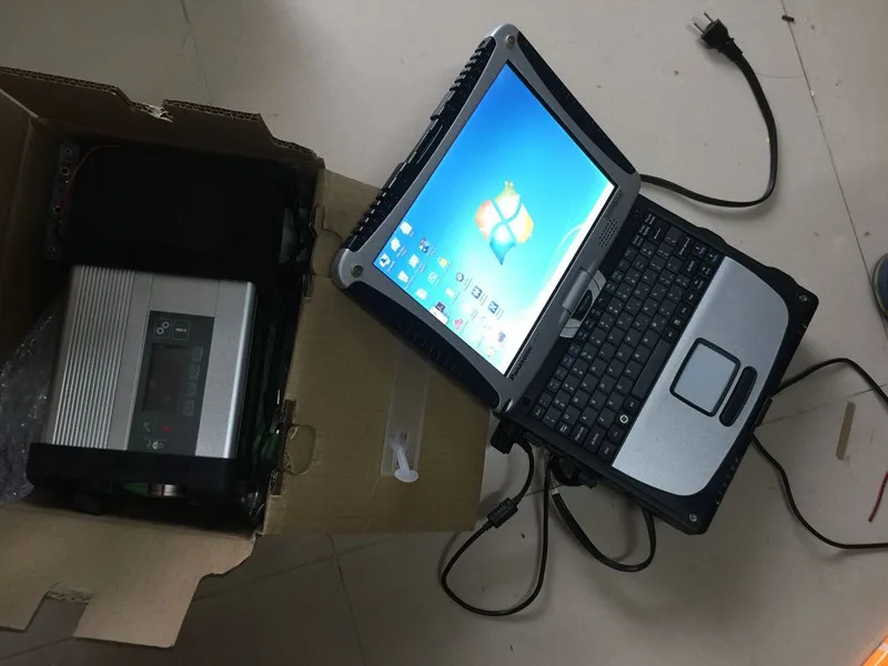 MB SD Подключение C5 MB Звезда C5 с новейшим программным обеспечением,12 v ssd Звезда диагностический инструмент ve. diamo/X/DTS с CF19 ноутбук i5cpu