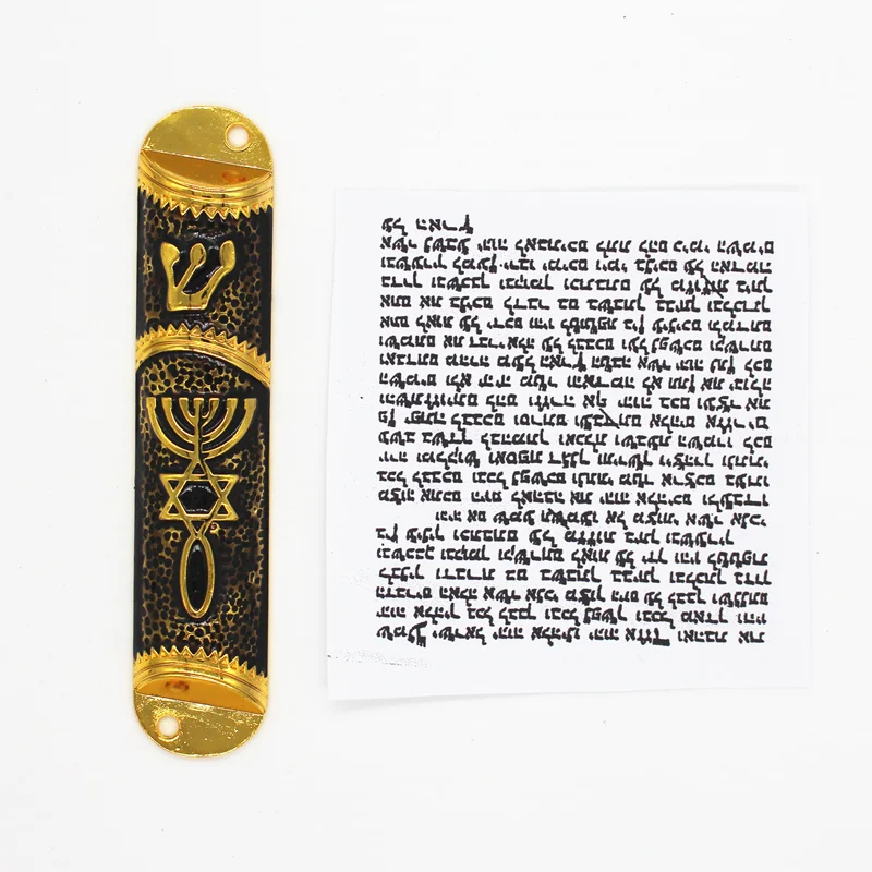 Mezuzah чехол Mezuza Parchment Scaroll на дверных постах еврейских домов и комнат