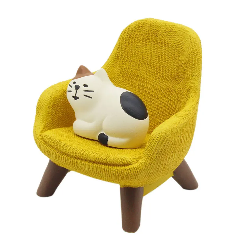 Мини-фигурка симпатичного кота игрушки Япония ZAKKA Cat фигурка кукла для девочек