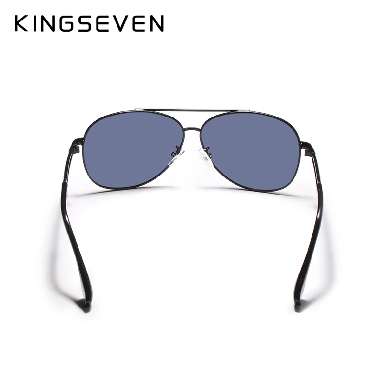 Мужские солнцезащ. Очки в оправе KINGSEVEN черно серые солнцезащитные очки из