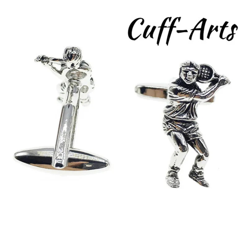 

Cuffarts Cufflinks Mens Accessories 2018 Tennis Player Shaped Cuff Links Husband Gift Luxury Cufflinks Father'S Gifts C10065