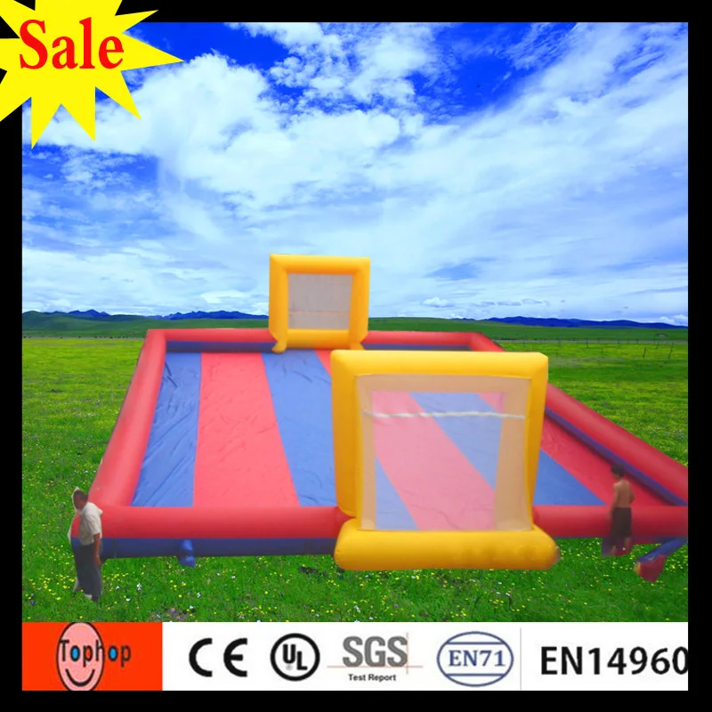 Бесплатная доставка! Портативное Надувное футбольное поле для детей надувные