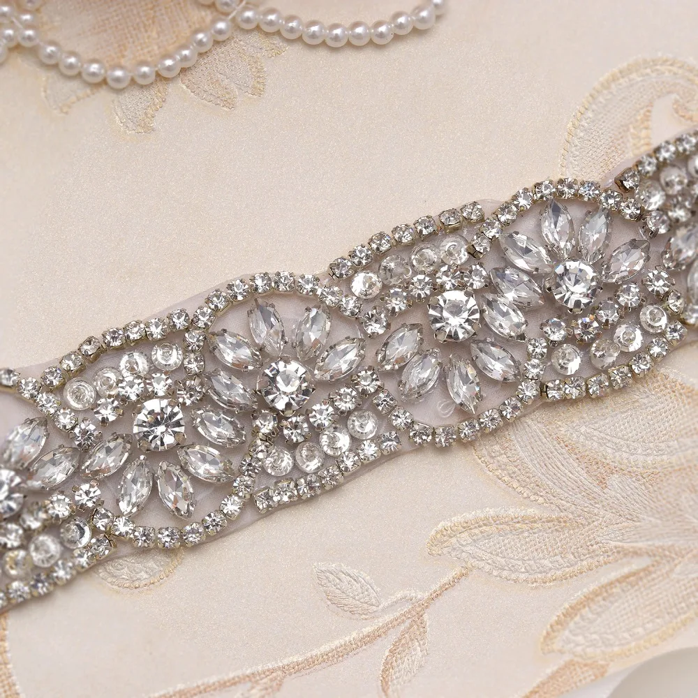 Yanstar стразы свадебный пояс со стразами для невесты Ремень Золотые хрустальные