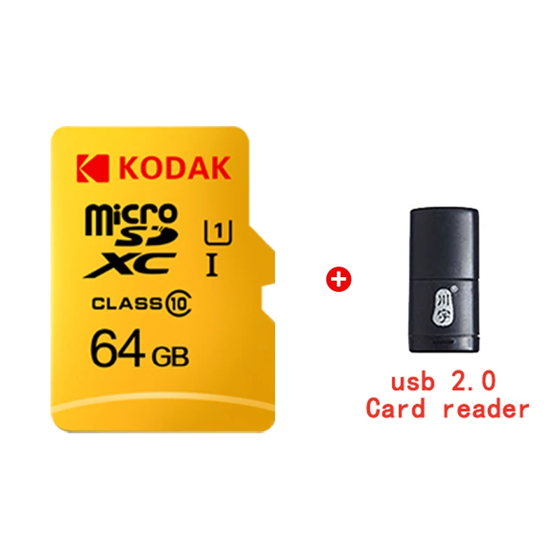 Kodak micro sd карта 16 ГБ 32 ГБ 64 ГБ 128 ГБ SDXC/SDHC класс 10 Флэш-карта памяти micro sd 32 Гб sdcard для смартфонов/камер
