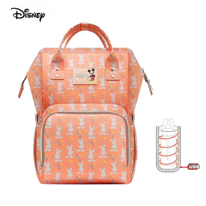 Disney Mother Bag многоразовый подгузник сумка Водонепроницаемый рюкзак для матерей