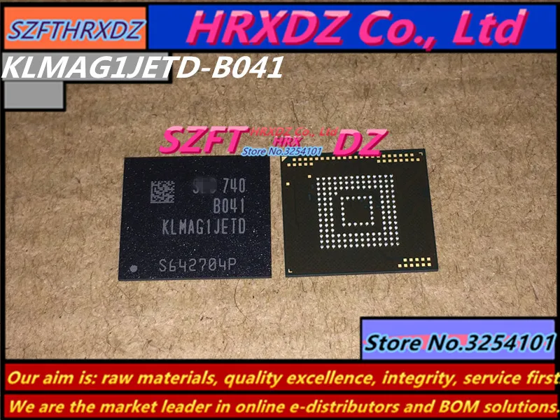 

SZFTHRXDZ 100% new original 2PCS 5PCS 10PCS KLMAG1JETD-B041 BGA KLMAG1JETD B041