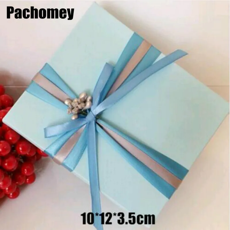 Special Offer Rushed Caixa Earrings Gift Paper Box 10*12*3.5cm Ribbon Flower Wedding Candy Recyclable Craft Packaging Boxes | Дом и сад