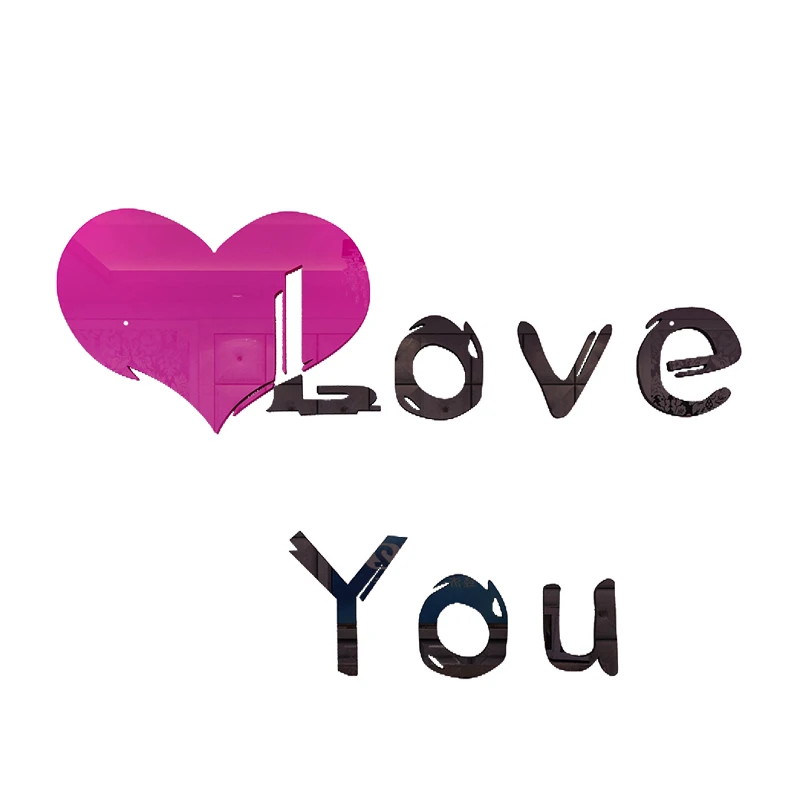 Акриловые 3d наклейки на стену креативные настенные стикеры сделай сам для