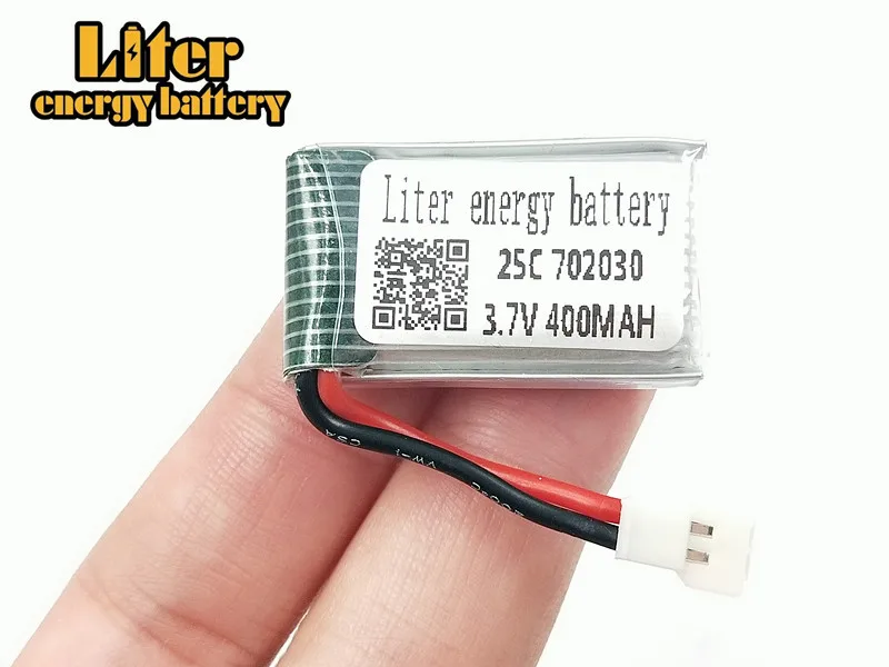5pcs 3.7V 400mAh 702030 25C For Eachine E55 FQ777 FQ17W Battery With 1 to 5 Charger Cable RC Quadcopter Spare Part | Электроника