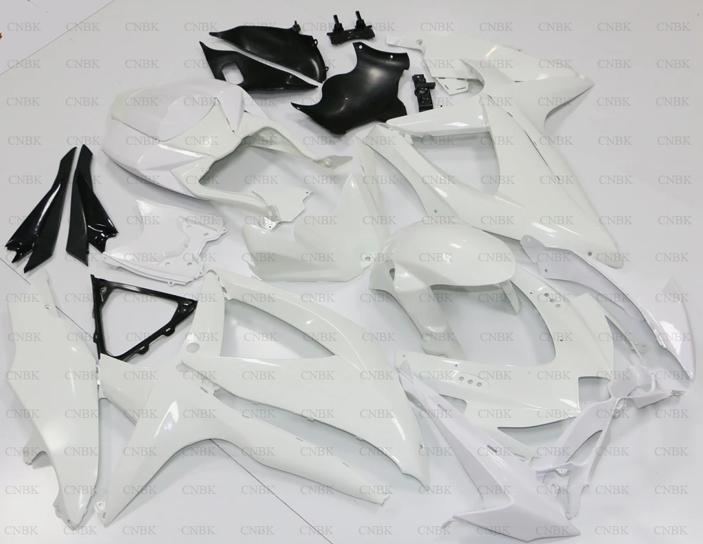 UNPAINTED fairing Для Suzuki GSXR600 2008-2010 K8 тела Наборы GSX-R600 08 10 белая, голубая обшивка GSXR 600 09 10 обтекатель Наборы Неокрашенный - Цвет: UNPAINTED fairing