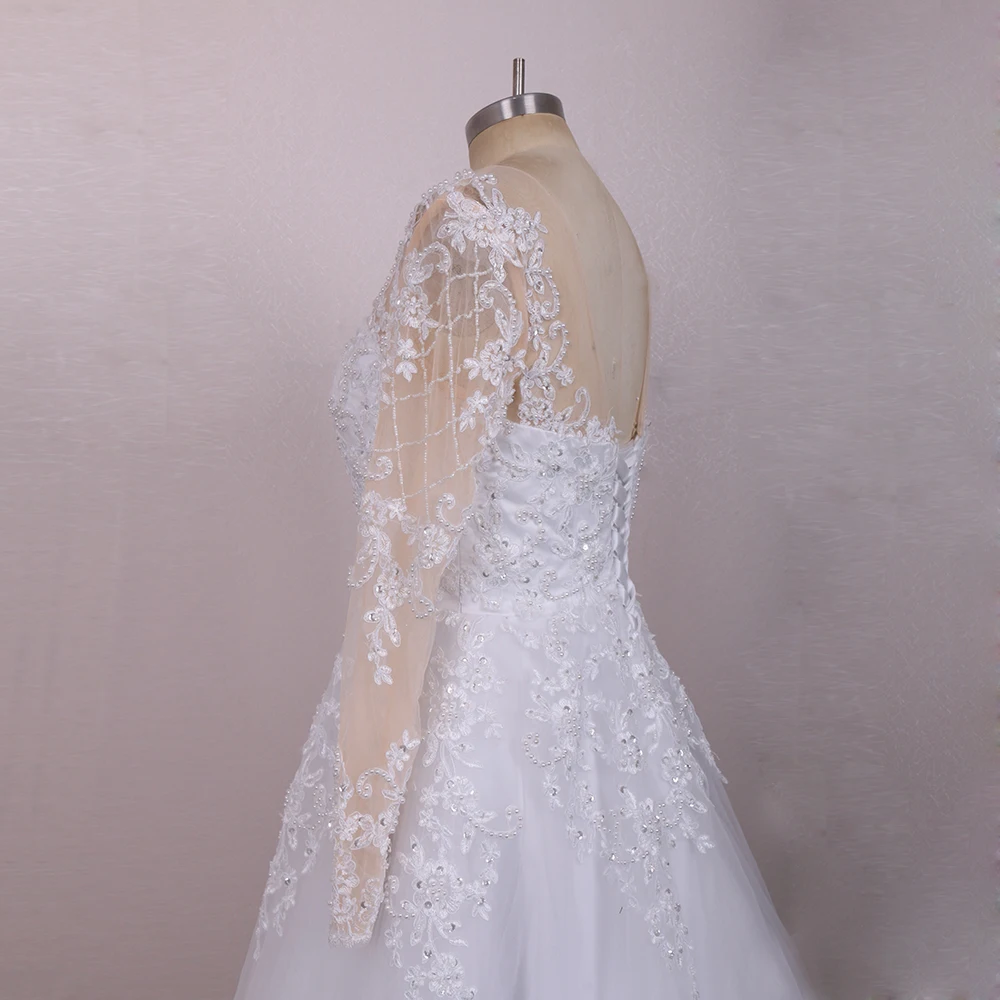 Wuzhiy Vestido de noiva, сексуальное свадебное платье, свадебное платье с открытой спиной, бальное платье принцессы, свадебное платье на заказ, свадебное платье
