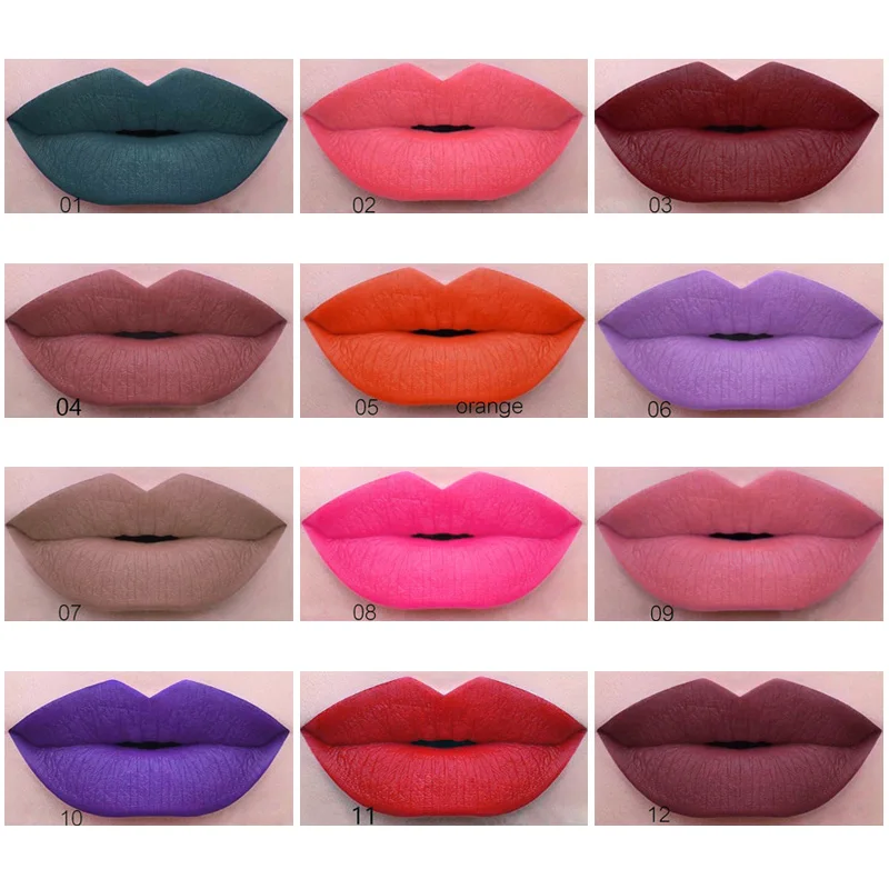 2018 Новый жидкая помада матовая блеск для губ Макияж долговечный