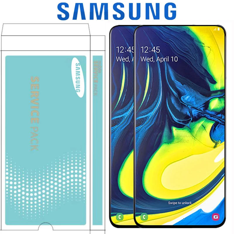 Оригинальный 6 7 ''Супер AMOLED ЖК дисплей для Samsung Galaxy A90 SM A905 A905F кодирующий