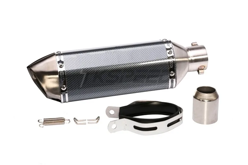 51mm universal Motorcycle Modified Exhaust pipe Muffler Exhaust scooter For CBR125 CBR250 CB400 CB600 YZF FZ400 Z750