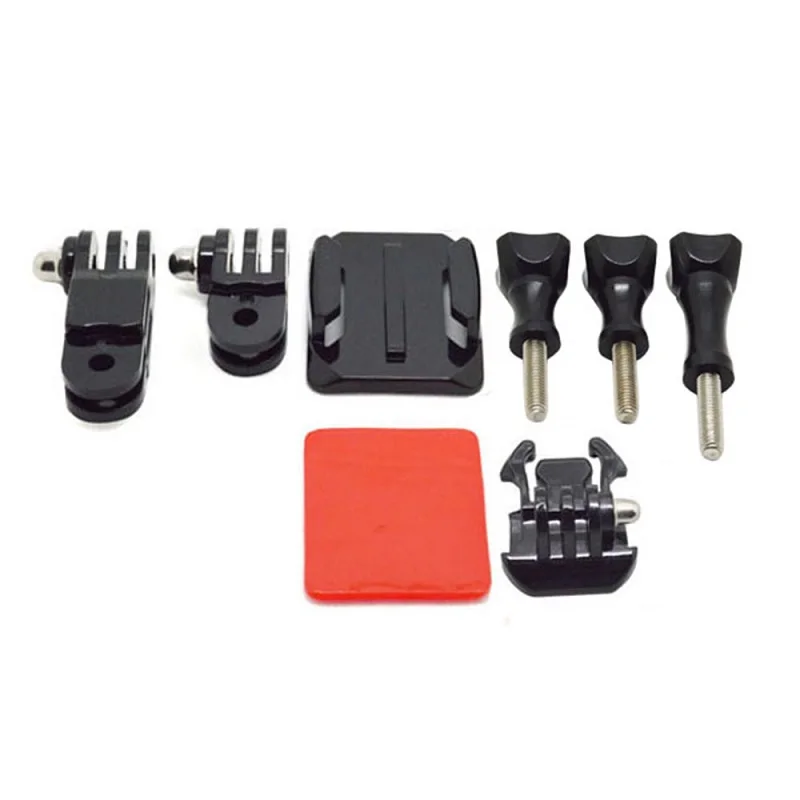 Gopro аксессуары наборы для креплением на боку шлема 3-х полосная Регулируемые