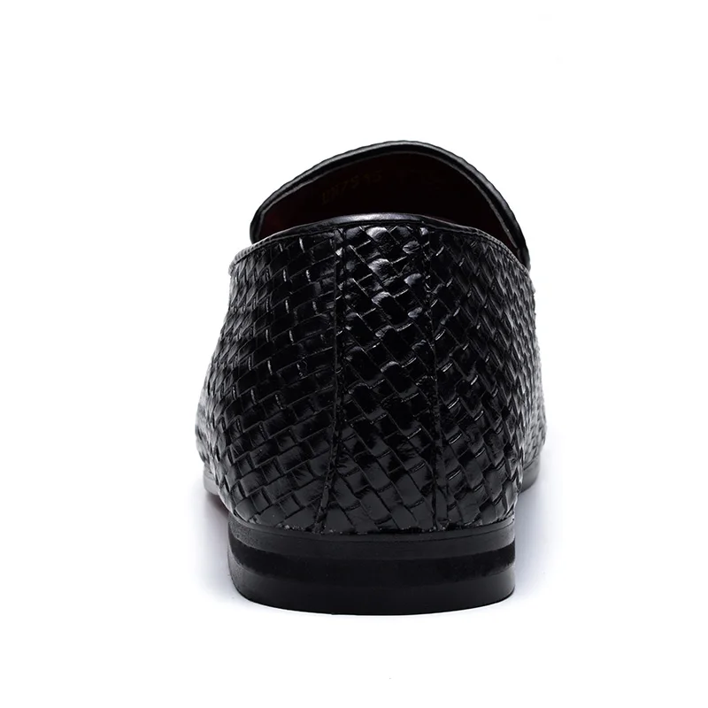 COSIDRAM Слипоны мужские повседневные туфли из искусственной кожи обувь для