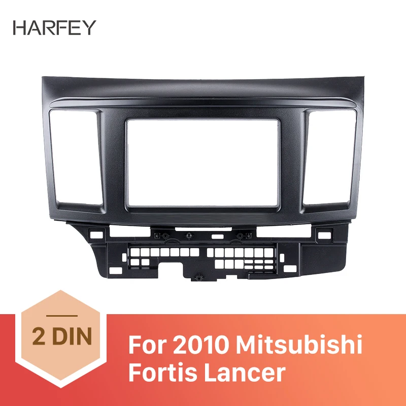 Автомобильная стереорамка Harfey 2DIN для Mitsubishi Fortis & Lancer 2010 автомобильная установки CD