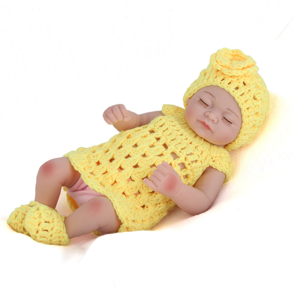 NPKDOLL реборн Детские куклы для продажи Силиконовые Реалистичные 25 см полное тело детский душ мини-кукла, игрушка для девочек всех типов Коллекция подарков