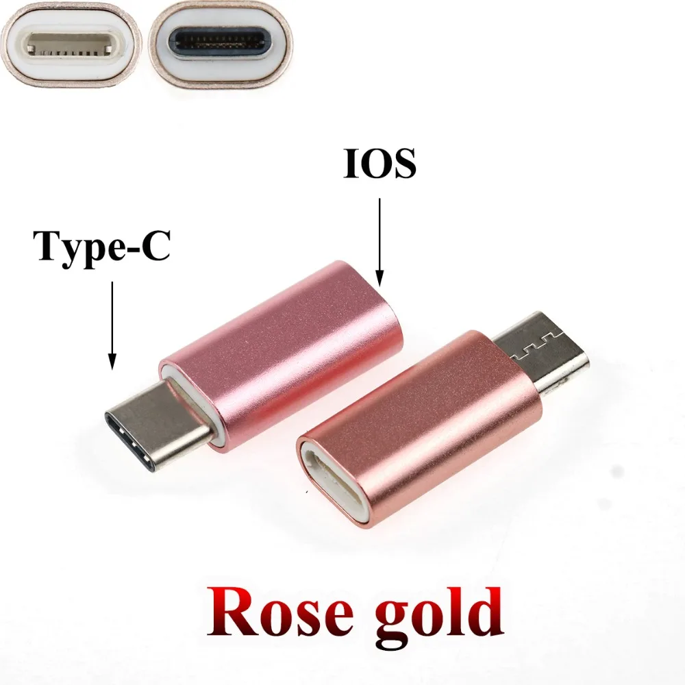 Юйси для iPhone Женский к type C Мужской адаптер к Micro USB кабель конвертер зарядки тип-c к ios Конвертер Разъем USB-C