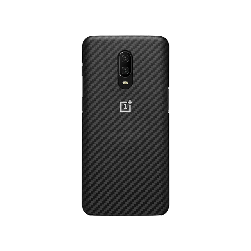 Чехол для OnePlus 6T Karbon из арамидного волокна, полукруглая задняя крышка из поликарбоната, Официальный чехол для OnePlus6T