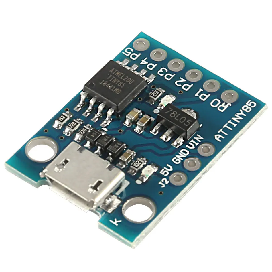 Синяя черная плата разработки TINY85 Digispark Kickstarter Micro модуль ATTINY85 для Arduino IIC I2C USB 5 В Mini