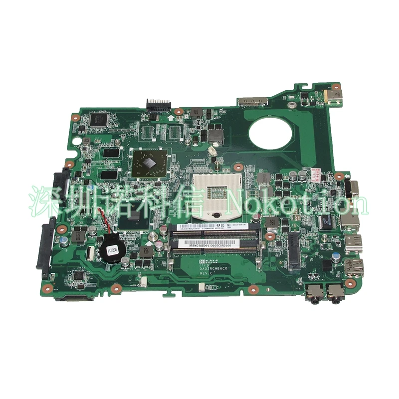 Материнская плата NOKOTION DA0ZRCMB6C0 MBND706001 MB.ND706.001 для ноутбука Acer eMachines E732 E732Z HD6370M HM55 DDR3