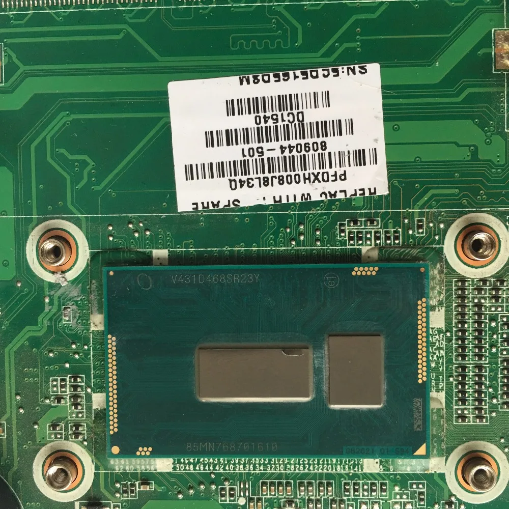 Reboto для hp 15-AB Материнская плата ноутбука 809044-501 с SR23Y I5-5200U N16S-GT-S-A2 DAX12AMB6D0 материнская плата протестирована