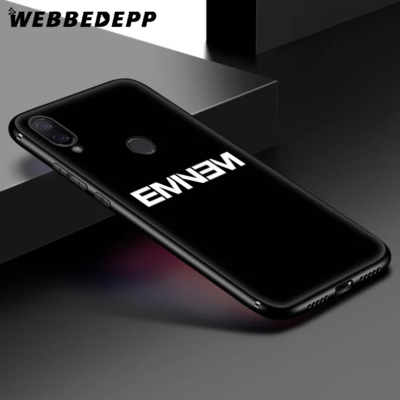 WEBBEDEPP Eminem Rap God Soft Case for Xiaomi Redmi K20 7A 4A 4X 5 5A 6 6A S2 Note 8 4 7 Pro Plus Prime |