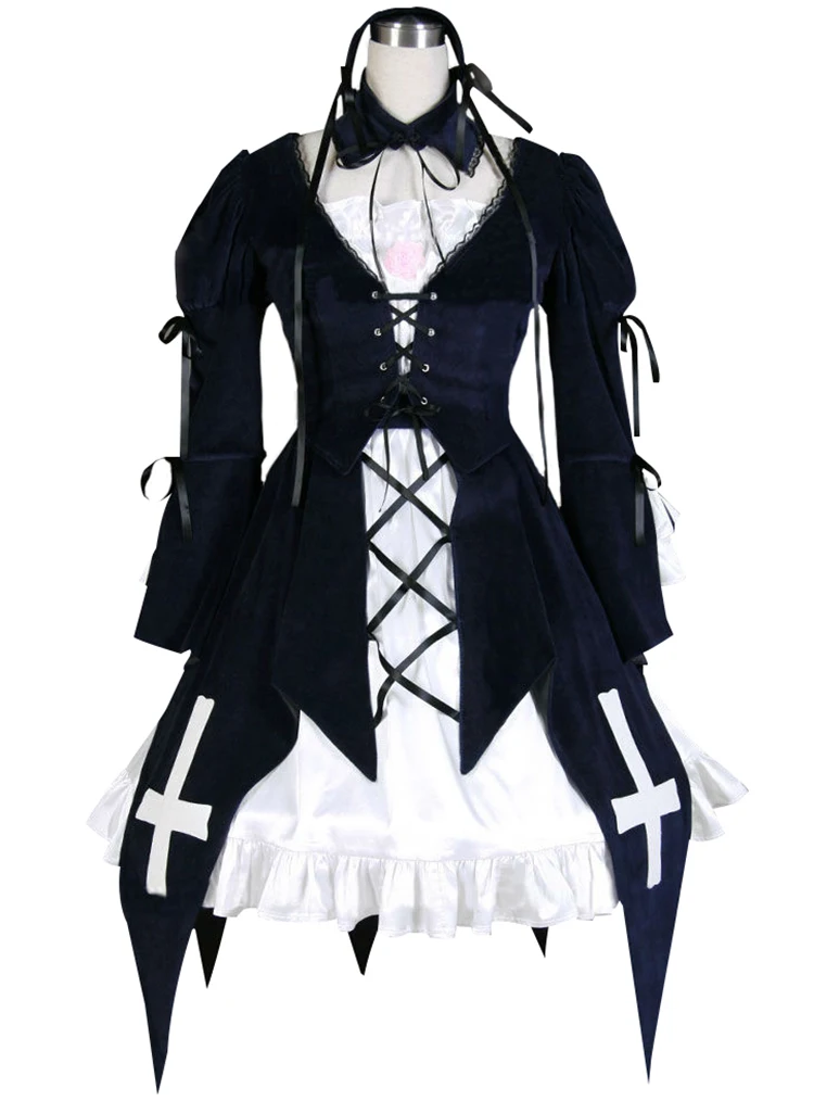 Женское платье Suigintou Rozen maiden готическое лолиты косплей костюм на заказ любого