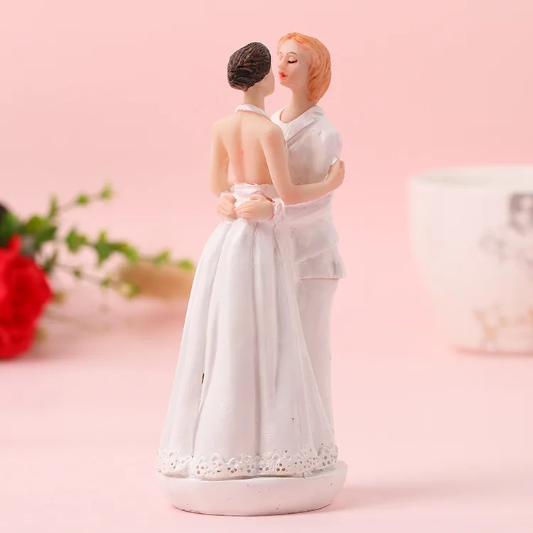 Одинаковый секс свадебный торт Топпер лесбиянок Mrs Two Brides романтическое событие