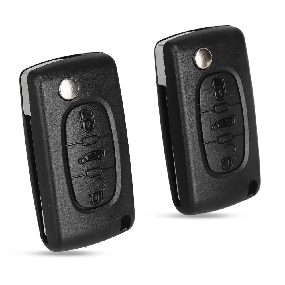 KEYYOU 2/3/4 BTN дистанционный ключ для автомобиля в виде ракушки чехол для Citroen купе VTR C2 C3 C4 C5 C6 C8 Berlingo; Picasso Xsara для peugeot