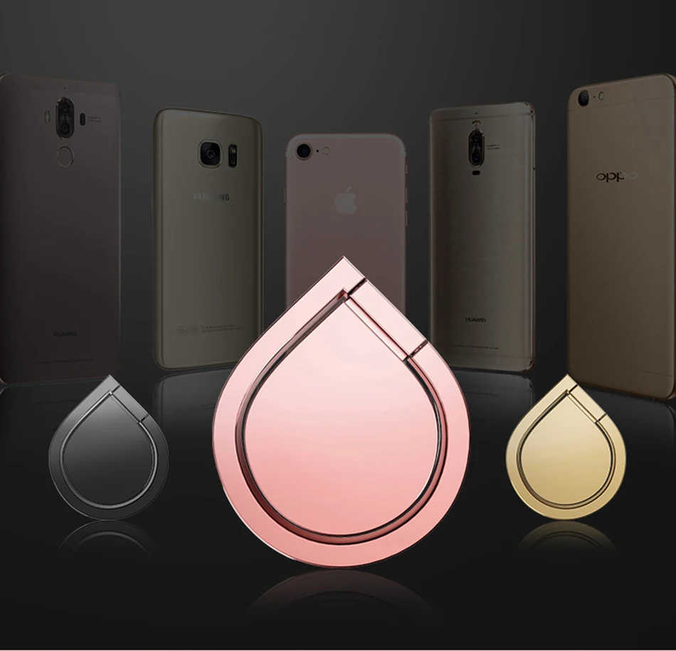 Универсальный держатель для кольца на палец с каплями воды подставка смартфона