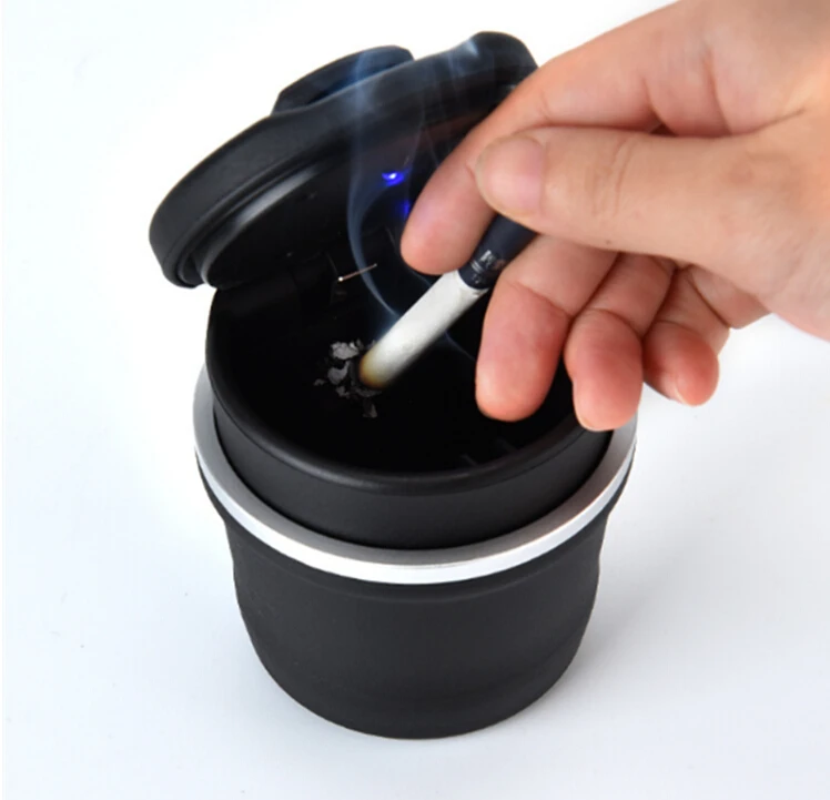 Портативный авто светодиодный сигаретного дыма автомобильная пепельница для KIA