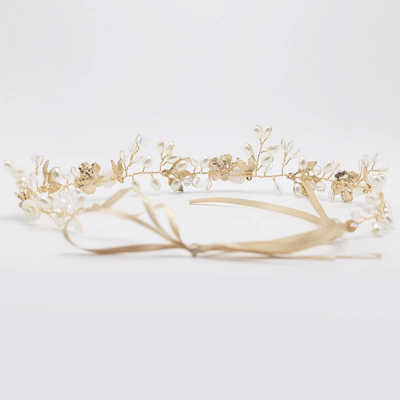 Повязка на голову с искусственным жемчугом для невесты | Украшения и аксессуары