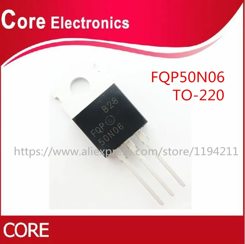 200 шт. FQP50N06 TO220 50N06 TO 220|Интегральные схемы| |