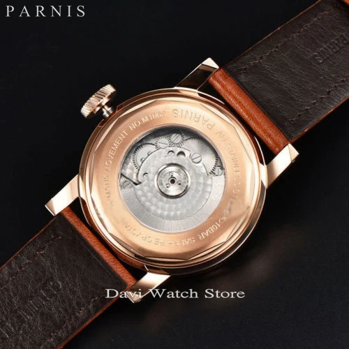 Мужские часы с автоматической датой и сапфировым стеклом 44 мм | Наручные