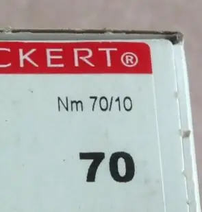500 иглы настоящие Groz Beckert иглы для вышивки DB X K5 DBxK5 RG точка EF0640G009RG EF0640G010RG EF0640G011RG EF0640G012RG - Цвет: Nm 70
