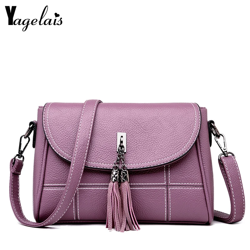 Женская сумка мессенджер через плечо с кисточкой|Сумки ручками| |